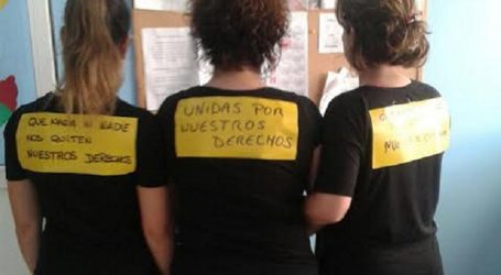 Cerca de 200 empleadas municipales secundan el paro en Santa Lucía por el 8 de marzo