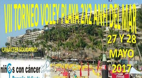 El VII Torneo de Vóley Playa Anfi del Mar se celebrará con carácter solidario