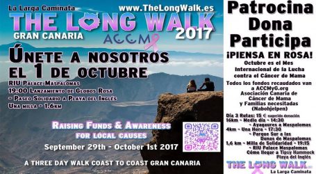 Los caminantes de la Long Walk 2017 finalizan la acción solidaria en Playa del Inglés