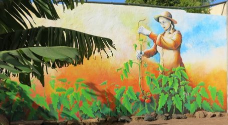 El Museo La Zafra rememora el trabajo de la mujer en la agricultura con un mural