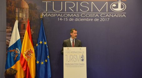 Felipe VI presidió la comida oficial del V Foro Internacional de Turismo de Maspalomas
