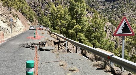 El Cabildo solicitará la declaración de emergencia de la reparación del muro cedido en la carretera que une Ayacata con Mogán