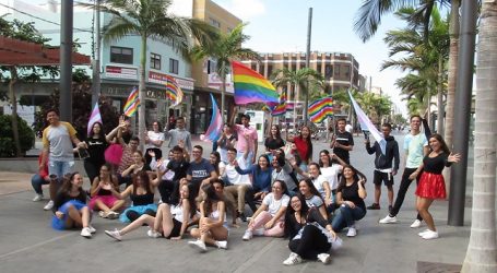 Estudiantes de tres institutos de Santa Lucía graban un vídeo contra la homofobia