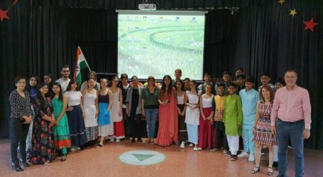 Alumnado de la India celebra un intercambio escolar y cultural con estudiantes del IES Vecindario