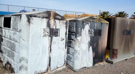 El Ayuntamiento denuncia al presunto autor de la quema de siete contenedores de residuos