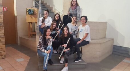 Flautistas de Santa Lucía en el encuentro internacional ‘Soplos de Música. Dos naciones, un solo Corazón Musical’
