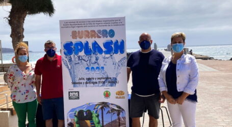 El ‘Burrero Splash’ ofrece atracciones infantiles acuáticas gratuitas todos los fines de semana del verano