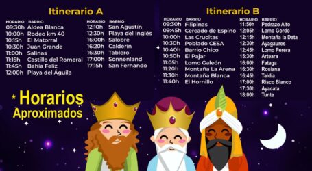 La Gala de Recepción de los Reyes Magos se realizará en dos sesiones en el auditorio del Parque Sur de San Fernando de Maspalomas