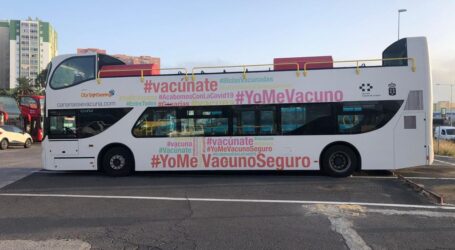 La `Vacuguagua´ estará  en el CC Yumbo de Playa del Inglés para vacunar de Covid-19 a los ciudadanos que aún no la han recibido