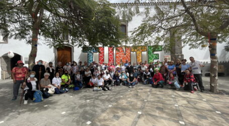 100 mayores del municipio participan en la segunda etapa del camino de Santiago adaptado