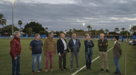 Deportes inaugura la luminaria de la Ciudad Deportiva de Maspalomas