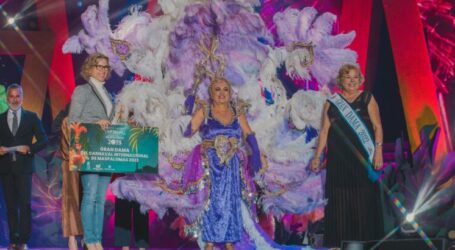 Nieves Bordón es la Gran Dama del Carnaval Internacional de Maspalomas 2023