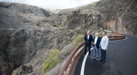 El Cabildo incrementa la seguridad de la vía de acceso al Cenobio de Valerón de Guía, con una inversión de 1,4 millones de euros