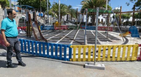 El Ayuntamiento realiza actuaciones de mejora en los parques infantiles