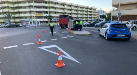 La Policía Local de San Bartolomé de Tirajana sanciona a una guagua y transportistas