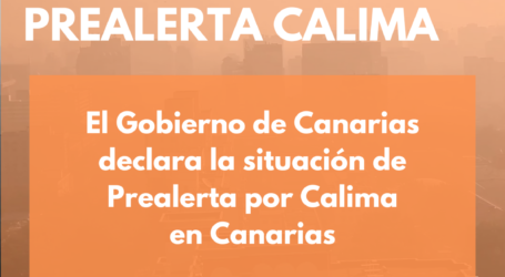 El Gobierno de Canarias declara la situación de prealerta por calima en el archipiélago