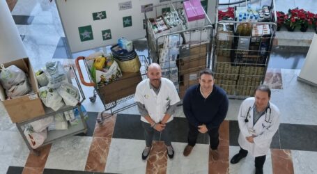 El Hospital Dr. Negrín realiza su tradicional recogida de alimentos para Cáritas Diocesana de Canarias