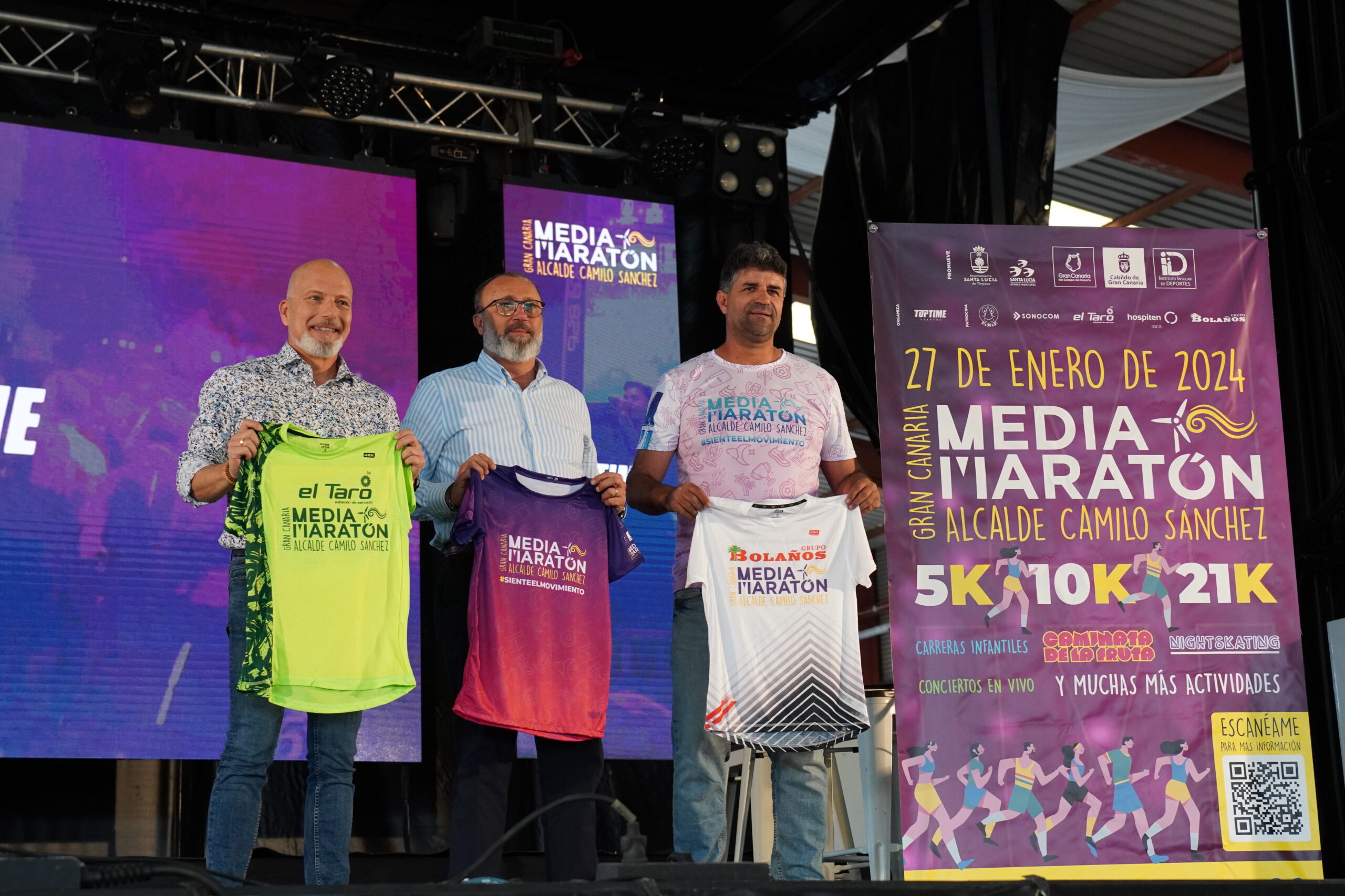Casi 2.800 personas participan en la prueba con más historia de Santa Lucía: la Media Maratón Alcalde Camilo Sánchez