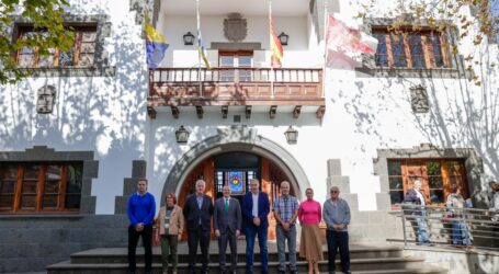 El Cabildo y el Ayuntamiento de Firgas acuerdan culminar la circunvalación del norte hasta la entrada de la Villa