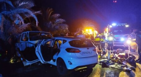 Cinco heridos en una colisión frontal de dos vehículos en Corralillos