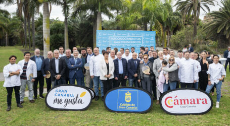 El Cabildo reconoce el trabajo por elevar  la gastronomía de Gran Canaria a 23 restaurantes de la isla