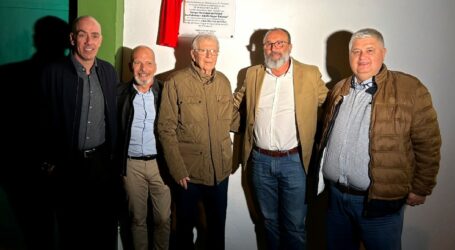 Santa Lucía homenajea la trayectoria de Adolfo Gopar añadiendo su nombre al campo de fútbol Las Palmitas