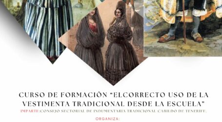 Canarias impulsa por primera vez una formación práctica para docentes sobre vestimenta tradicional canaria