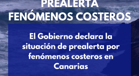 Canarias finaliza la alerta por fenómenos costeros y mantiene la situación de prealerta