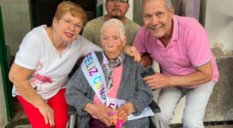 Celia Ramírez Déniz, la persona más longeva de Mogán, cumple 100 años
