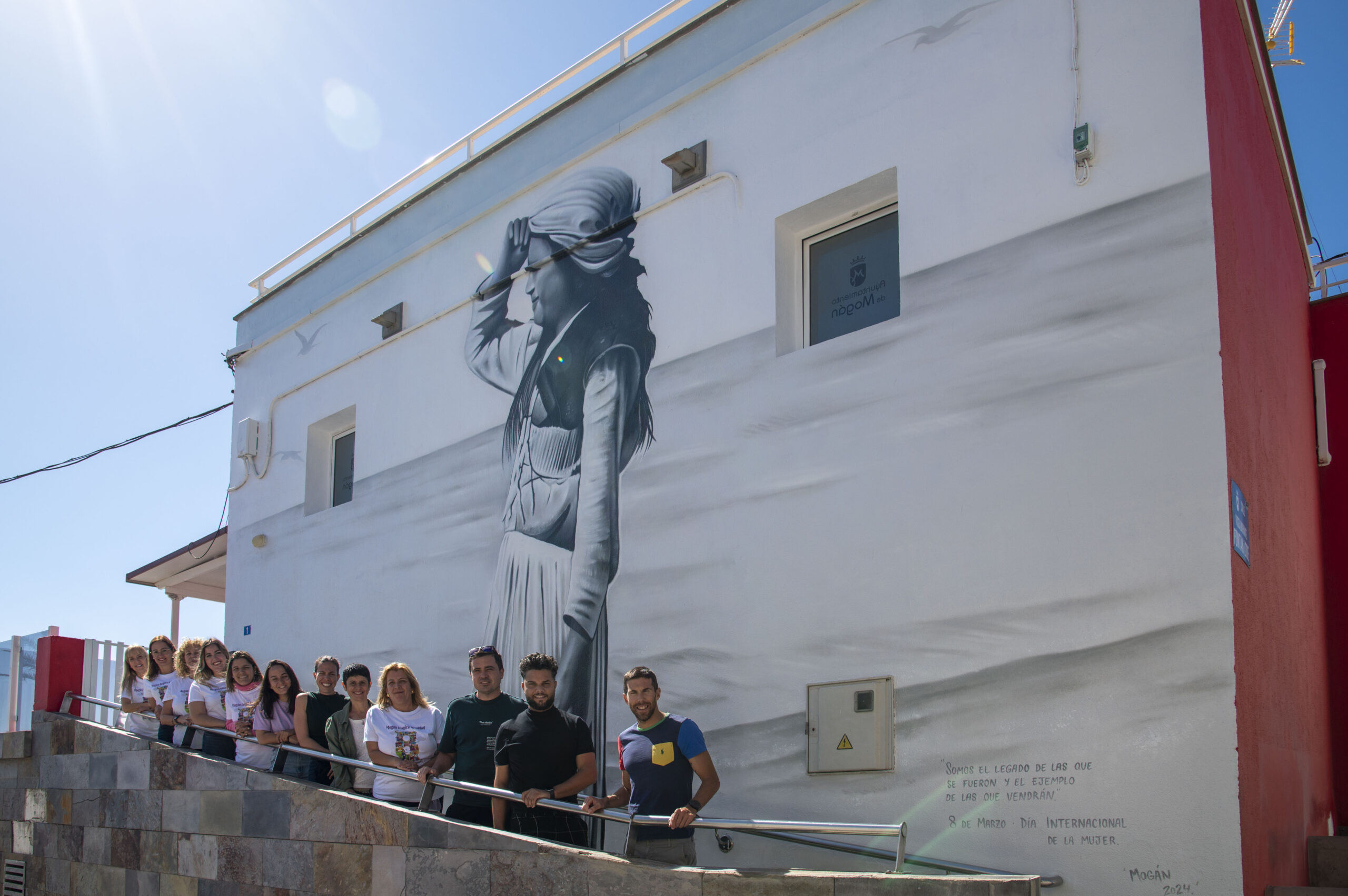 Mogán estrena un mural por el Día Internacional de la Mujer