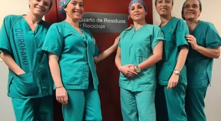 El Hospital Dr. Negrín pone en marcha un proyecto de sostenibilidad medioambiental en el área quirúrgica impulsado por Enfermería