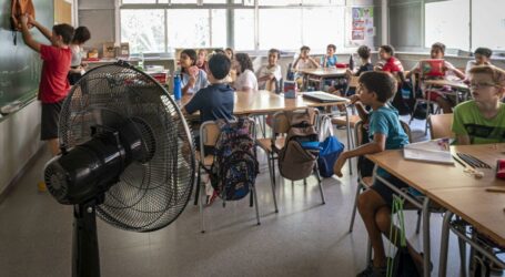 Los centros educativos de Canarias cuentan ya con un protocolo para hacer frente a las altas temperaturas