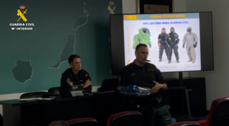 La Guardia civil realiza jornadas de actualización de conocimientos de NRBQ en la Comandancia de Las Palmas