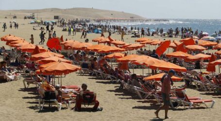 Aumenta el calor en las costas del sur de Gran Canaria