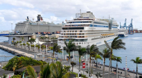 La llegada de cruceristas aumenta en un 12% en Las Palmas, llegando a 1,6 millones