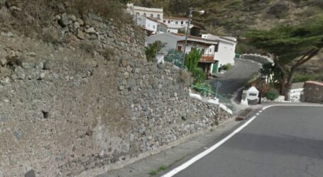 El Cabildo adjudica por 113.300 euros las obras para asegurar un muro de contención en la carretera de Tejeda