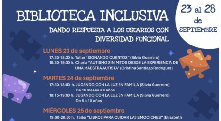 Mogán celebra las jornadas ‘Biblioteca Inclusiva: Dando respuesta a los usuarios con diversidad funcional’