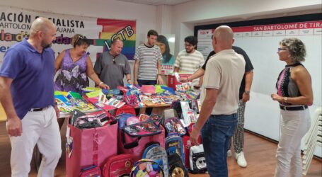 Vuelta al cole con Juventudes Socialistas San Bartolomé de Tirajana