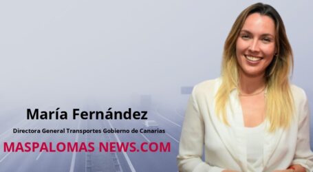 María Fernández destaca la importancia del transporte público y aéreo en Canarias y los avances legislativos en movilidad sostenible