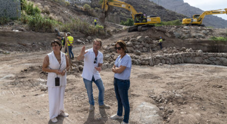 La primera fase de la senda verde de Mogán avanzan a buen ritmo