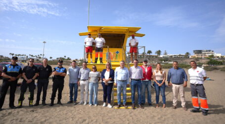 San Bartolomé de Tirajana inicia la renovación de las torretas de vigilancia de sus playas