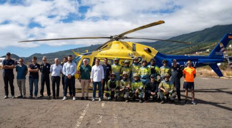 Canarias refuerza la lucha contra incendios forestales con un nuevo helicóptero para el dispositivo EIRIF