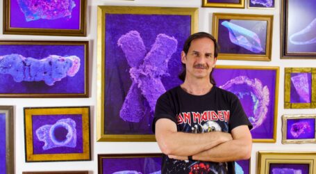 Oliver Behrmann presenta en Maspalomas su obra sobre la contaminación marina