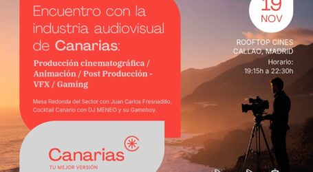 Canarias exhibe su talento audiovisual y de videojuegos en un evento de alto nivel en la Plaza de Callao