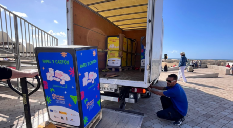 Maspalomas instala 43 papeleras inteligentes en su litoral turístico