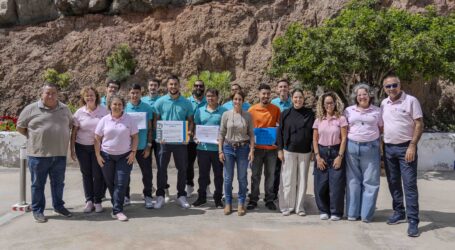 Trece jóvenes de Mogán obtienen certificados profesionales tras finalizar el PFAE Buganvilla de jardinería