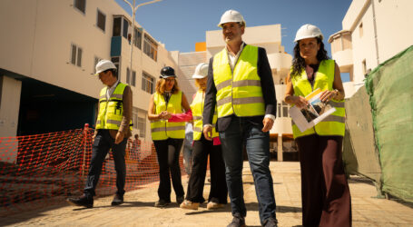 La rehabilitación del Residencial Santa Águeda alcanza el 83% y finalizará en octubre