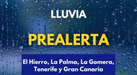 Gran Canaria, en prealerta por lluvias de hasta 20 litros en una hora